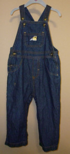**JUST ONE YOU By CARTER'S**Baby Boy's Vestbak Bib Overalls (Sz18 Mos)100%Cotton