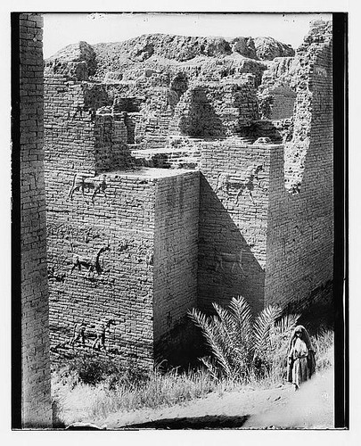The Ishtar Gate,Babylon,Iraq,Middle East,Extinct City,1932,Matson Photo Service