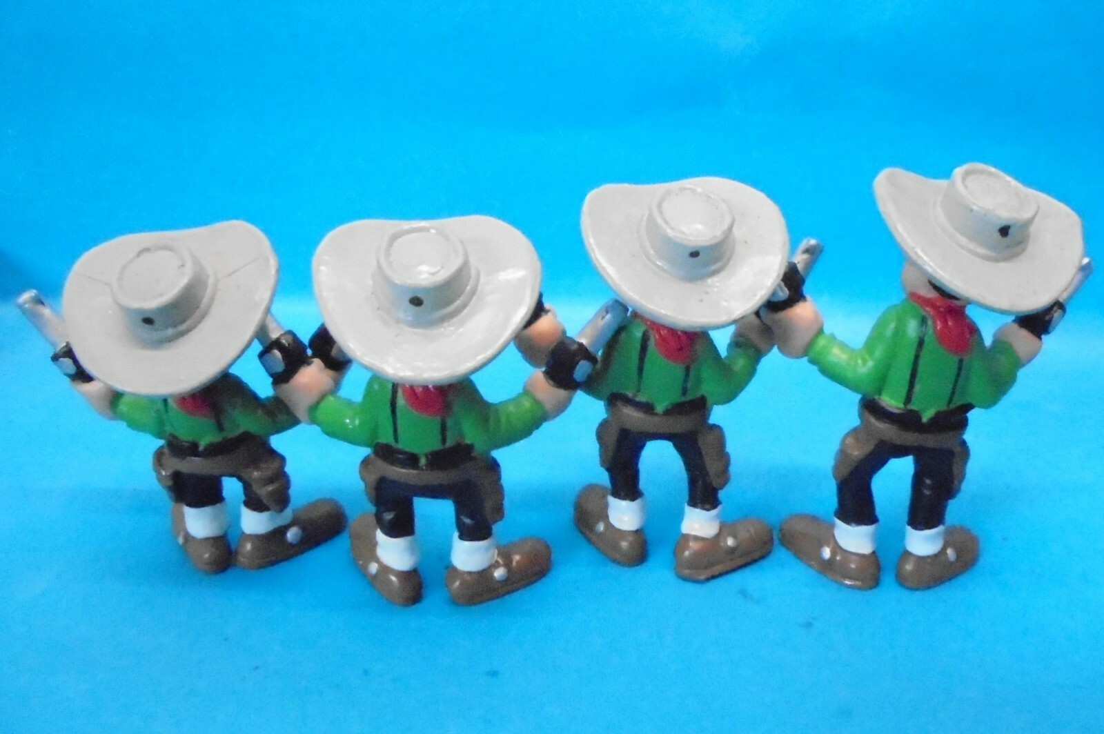 Anciennes Figurines Les Dalton (Joe, Jack, William, Averell) – Dargaud Morris
