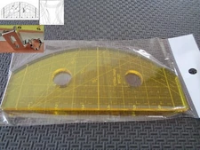 1/4" RULER FOOT Frame Quilting Embroidery High Shank machine+Multi-Purpose Ruler