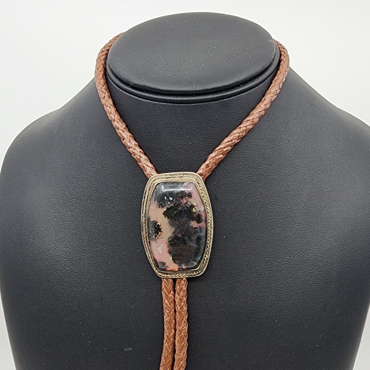 Tremendous Vintage Native American Jewelry Navajo Turquoise Head Sterling Silver Bolo Tie Old Tremendous Vintage Native American Jewelry Navajo Turquoise Head Sterling Silver Bolo Tie Old
