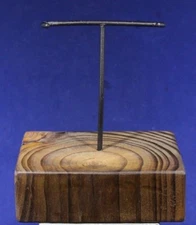 Megalodon Shark Tooth Display Stand (Medium)- Brown