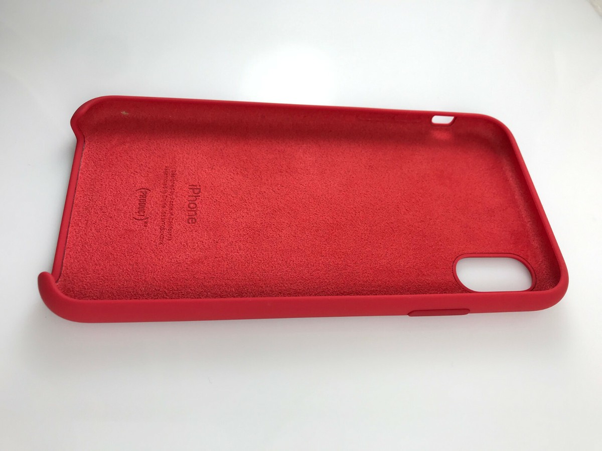 Original Genuine Authentic OEM Apple Silicone Case for iPhone XS