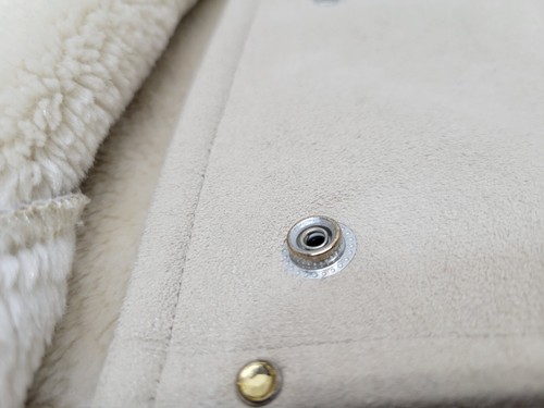 Laura Petites Women's Jacket with Faux Fur Trim & Sequin Accents - Size Small - Picture 11 of 19