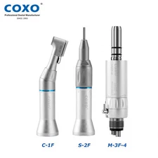 COXO Dental Electric Micro Motor 1:1 Low Speed Handpiece Contra Angle Air Motor
