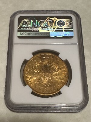 1867-S XF40 NGC Liberty Double Eagle $20 Gold Coin eyeclean very