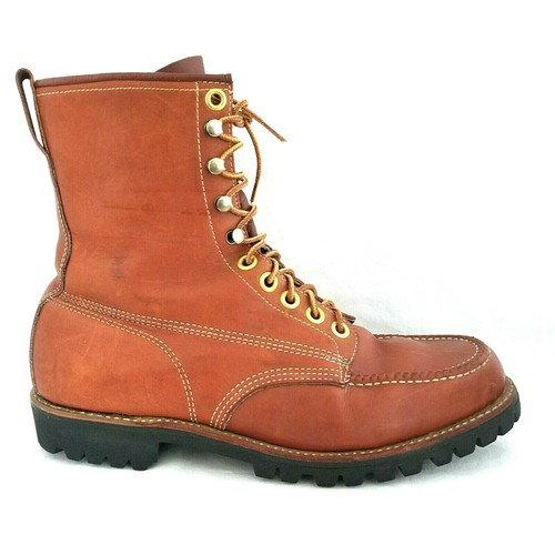 Moccasin Boots Genuine Leather Vintage 