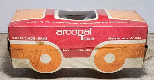 ARCOPAL Lotus Coffee Cups/Saucers, Set of 4, Crafted in France, NICE! NIB - Picture 10 of 11