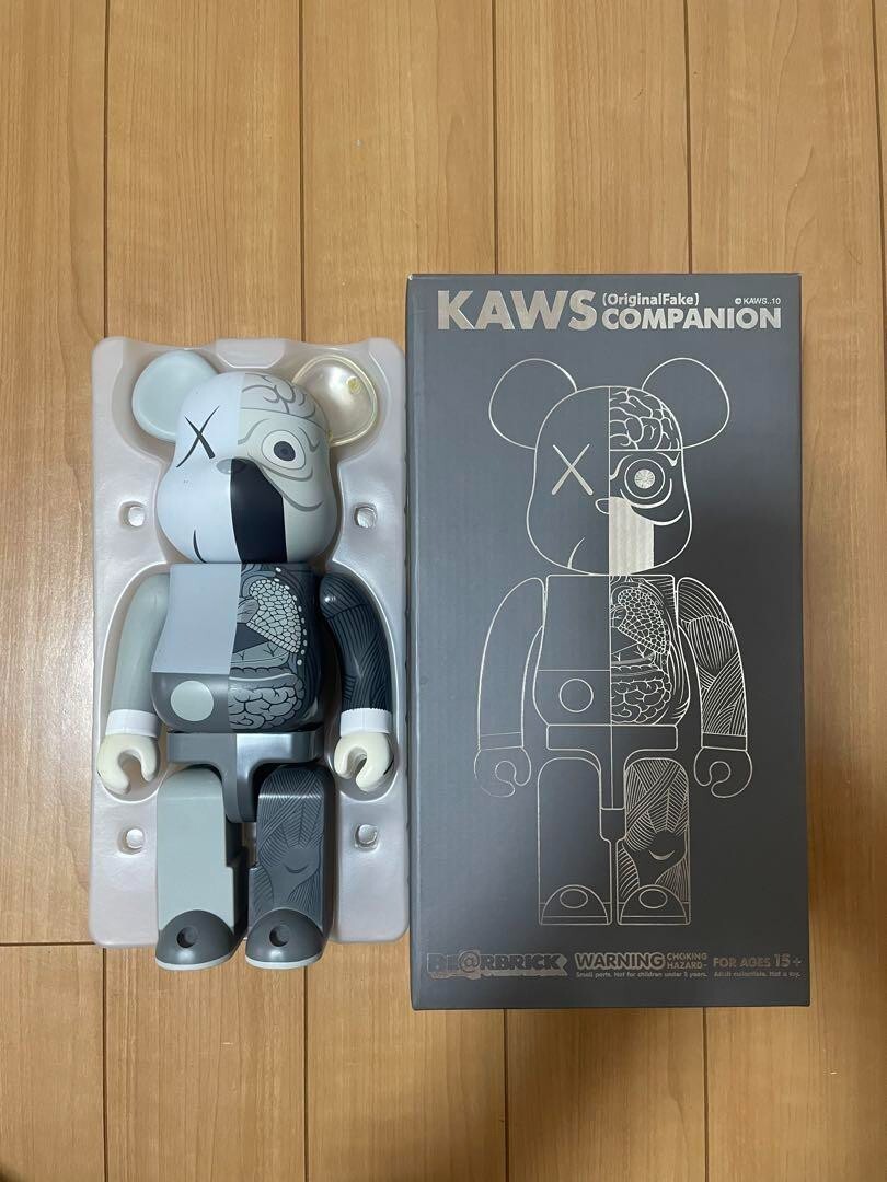 Bearbrick KAWS Originalfake COMPANION Black 400% BE@RBRICK Bearbrick KAWS Originalfake COMPANION Black 400% BE@RBRICK