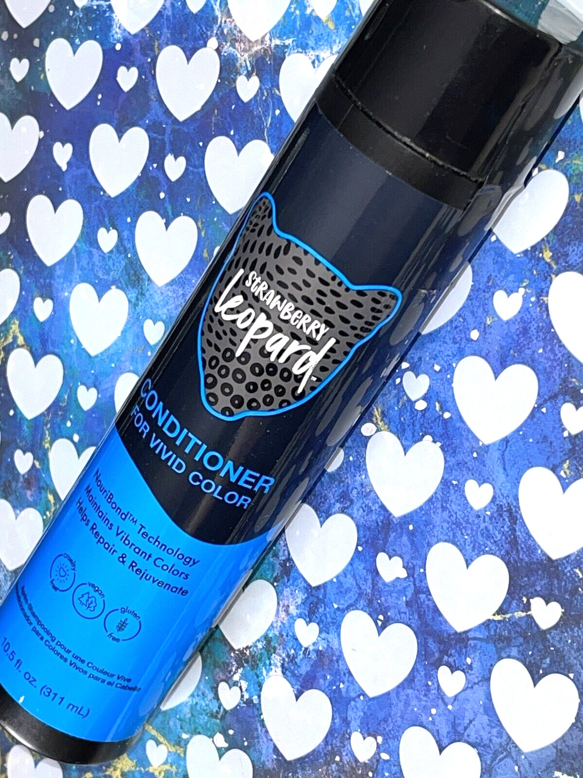 ACONDICIONADOR FRESA LEOPARDO PARA REPARACIONES DE COLORES VIVOS mantiene colores vibrantes