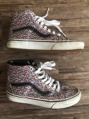 flower vans high tops