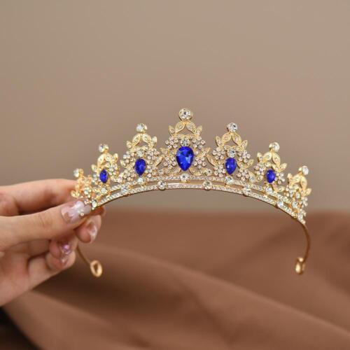 Kinder Prinzessin Krone Diadem, Kristall Haarschmuck für Tanz & Geburtstag Gif - Bild 20 von 30