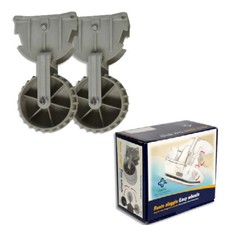 1 coppia ruote di alaggio per tender e piccole barche, fino a 110kg spiaggia