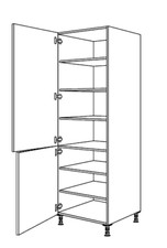 COLONNA CUCINA  DISPENSA NOBILITATO BIANCO ESCLUSO ANTE MIS 132 X 45 X 56 CM