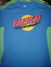 The Big Bang Theory TV Show Bazinga Women's New Medium M T-SHIRT