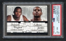 2003 Fleer Mystique LeBron James Rookie / Wagner PSA 8 465/500 Awe Pairs Pop 10