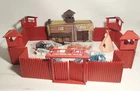 Marx Apache Fort Play Set Sears Allstate Heritage w/ Box Vintage No. 7959093C