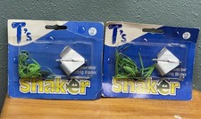 Vintage Buzzbait Lot Of 2. T’s “Shaker” 1/2 oz NOS. Rubber Skirts. USA Made