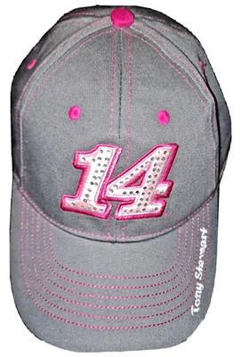 Tony Stewart Hat Racing Chase # 14 Authentics Ball Cap Hat  Racing Bling Women's