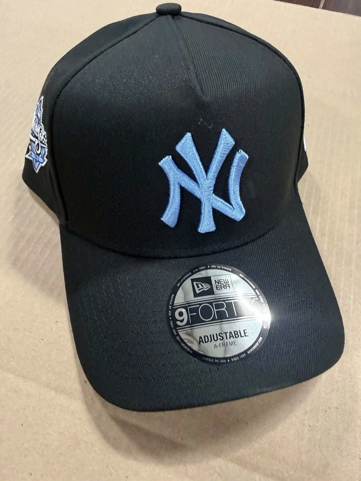 NEW YORK YANKEES 'BLACK AND SKY BLUE' 9FORTY A-FRAME SNAPBACK Black Cap
Opens in a new window or tab