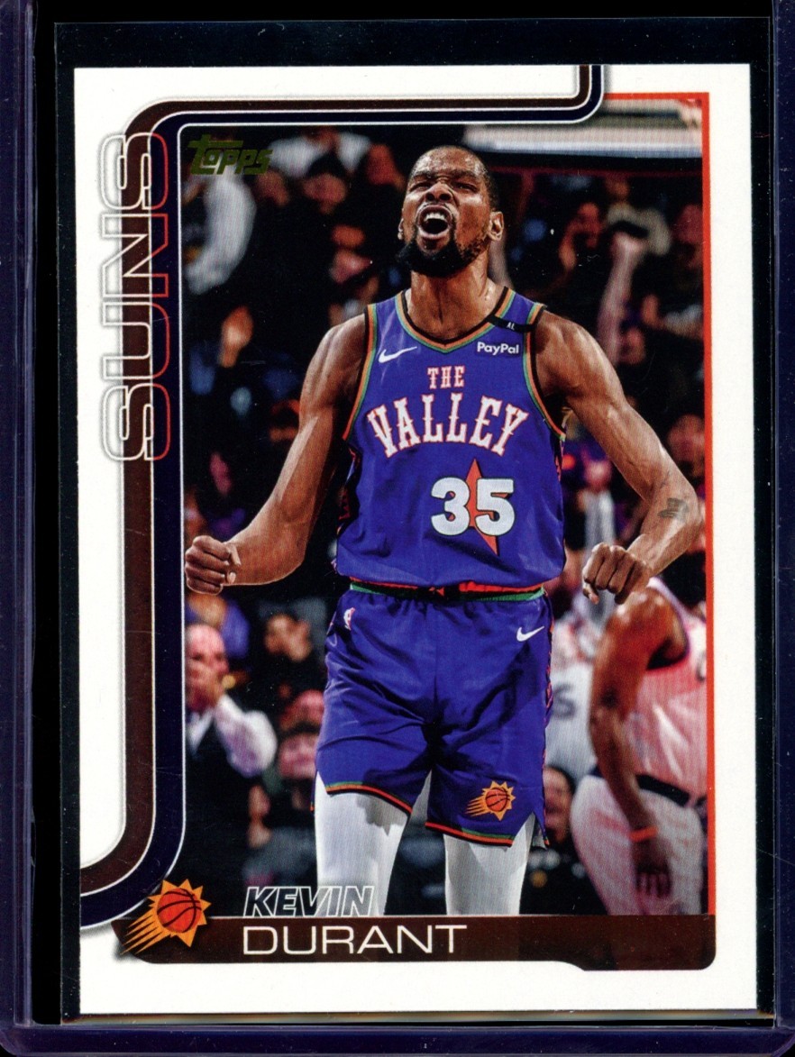 2025-26 Topps - Kevin Durant #157 Golden Mirror Image Variation SSP