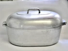 WAGNER MAGNALITE 17 QT. DUTCH OVEN ROASTER #4269 ORIGINAL H-SHAPED TRIVET BIN!