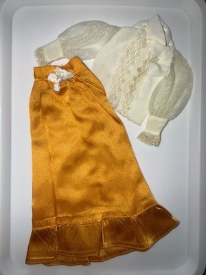 BARBIE BEST BUY Cocktail Party Kleidung ROCK WEISS SHIRT TOP 1973 8689 VINTAGE