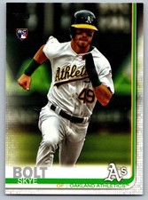 2019 Topps Update US211 Skye Bolt    RC Oakland Athletics Baseball Card