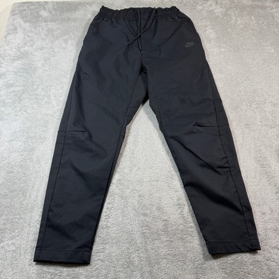 Nike Sportswear Tech Woven Pants Mens Medium Black Tapered DR9101-010