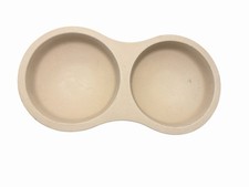 The Pampered Chef Microwave Double Egg Cooker 5133 Stoneware Made in USA