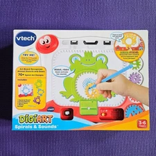 VTECH DigiArt Spirals & Sounds Electronic Art Board + Music Mode - Ages 3-6 NIB