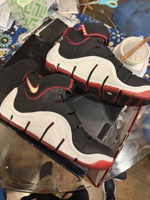 Nike Zoom LeBron 4 Black White Red 2006 Size 9 OG | eBay