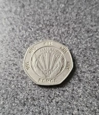 1998 50p NHS 50th Anniversary Fifty Pence Coin Circulated RARE Collectable