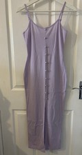 Ladies Lilac Maxi Cami Dress Large