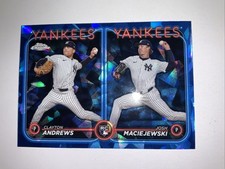 2024 Topps Chrome Update Sapphire Clayton Andrews Josh Maciejewski RC #USCS163🔥