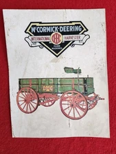 McCormick Deering Wagon Advertising International Harvester "Aged Looks Old