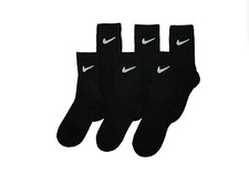 Nike Young Athletes Kids 6-Pair Crew Socks Shoes 10C-13CY/5-7 Sock Size 