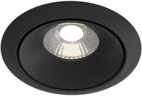 Schwarz Moderne Einbauleuchte Downlight Lampe 3000K 950Lm 1X12W/Led IP20