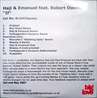 Haji & Emanuel Feat. Robert Owens – If 10 Track Promo CD Single and + featuring