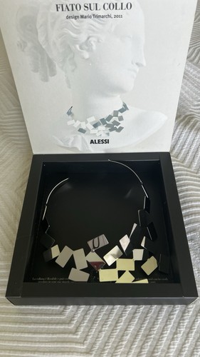 Fiato Sul Collo Alessi 2011 Mario Trimarchi Italy Collar Necklace Original Box