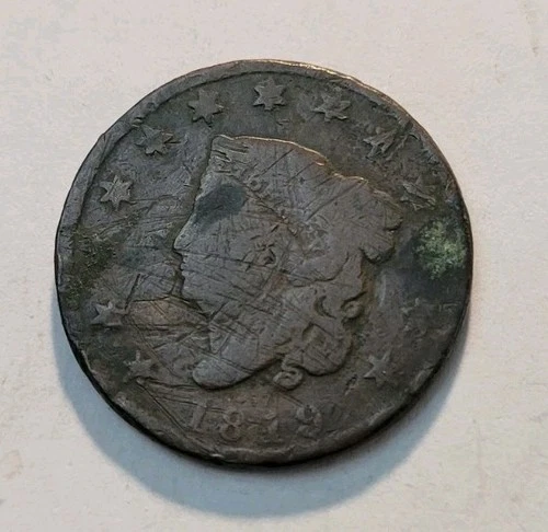 Photo of a 1819-P Large Cent from an eBay listing that sold on Jul 20, 2026