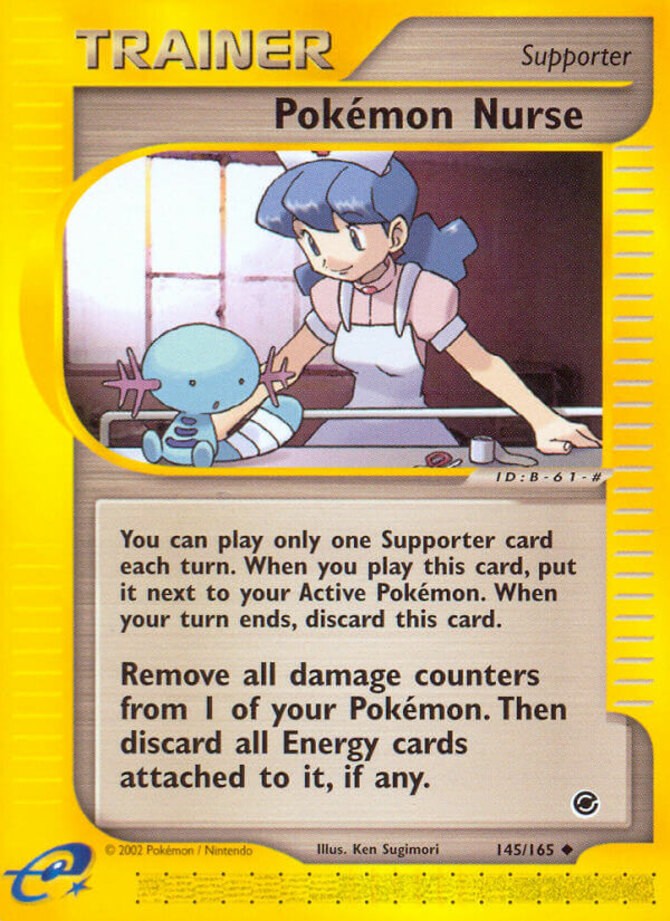 Pokemon Nurse - 145/165 - Uncommon - NM - Expedition