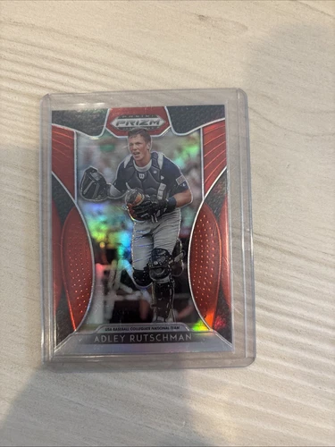 2019 Panini Prizm Draft Picks - Adley Rutschman #100 Red Prizm (RC)