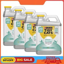 4 Pack Purina Tidy Cats LightWeight With Glade Clear Springs Scented, Multi-Cat