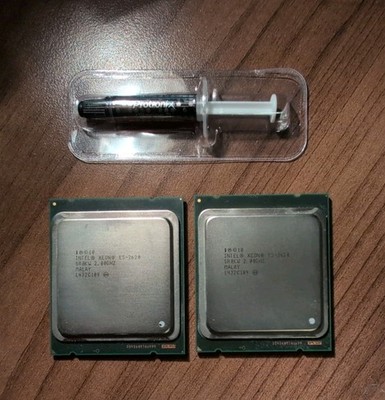 Matched pair Intel Xeon E5-2620 2 GHz LGA 2011 Server 6-Core CPU Processor SR0KW