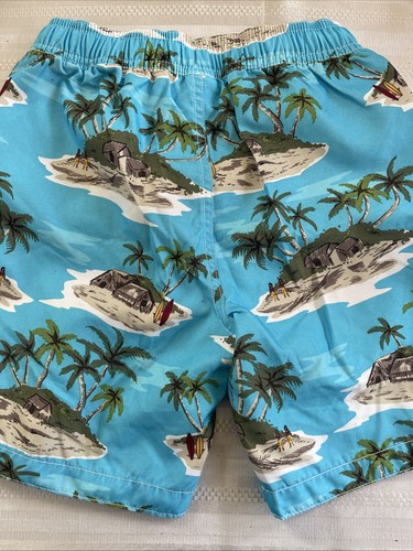GYMBOREE SWIM TRUNKS/Shorts BLUE Boys 6 - Picture 2 of 3