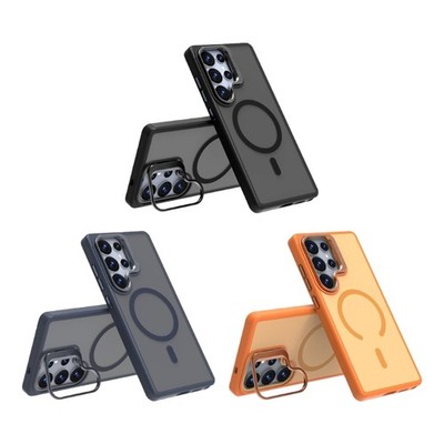 Phone Protective Cover for S25 Ultra Shell Skin Case with Hide Kickstand