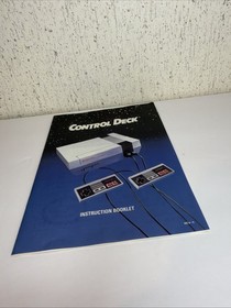 MANUAL ONLY Original  NES Control Deck Console Instruction Book