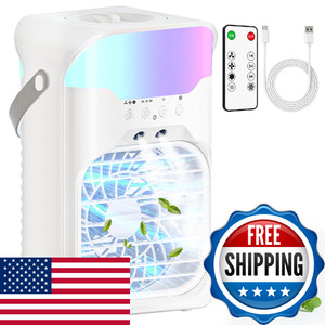 Yafvpizut Portable Air Conditioners Air Conditioner Dual Nozzle Ac Unit Remote