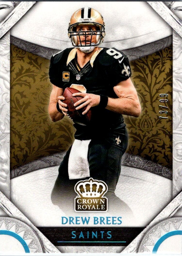 2016 Crown Royale Holo Light Blue #30 Drew Brees  /99